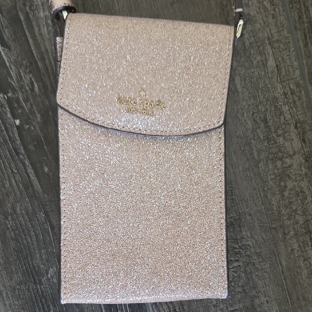 Kate Spade Shimmering Rose Gold Crossbody